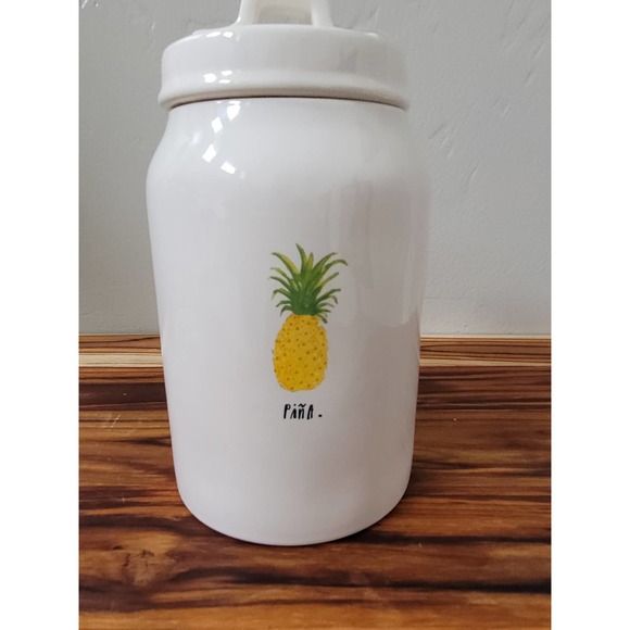 Rae Dunn Kitchen Rae Dunn Pina Pineapple Canister With Lid Poshmark